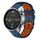 Per Xiaomi MI Watch Color 22mm Cinturino in silicone traspirante bicolore (blu notte + arancione) Per Xiaomi MI Watch Color 22mm Cinturino in silicone traspirante bicolore (blu notte + arancione)