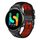 Per Xiaomi Haylou RT2 LS10 Cinturino in silicone traspirante bicolore da 22 mm (nero + rosso) Per Xiaomi Haylou RT2 LS10 Cinturino in silicone traspirante bicolore da 22 mm (nero + rosso)