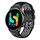 Per Xiaomi Haylou RT2 LS10 Cinturino in silicone traspirante bicolore da 22 mm (nero + grigio) Per Xiaomi Haylou RT2 LS10 Cinturino in silicone traspirante bicolore da 22 mm (nero + grigio)
