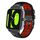 Per Xiaomi Haylou RS4 LS12 22mm cinturino in silicone traspirante bicolore (nero + rosso) Per Xiaomi Haylou RS4 LS12 22mm cinturino in silicone traspirante bicolore (nero + rosso)