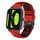 Per Xiaomi Haylou RS4 LS12 22mm cinturino in silicone traspirante bicolore (rosso + nero) Per Xiaomi Haylou RS4 LS12 22mm cinturino in silicone traspirante bicolore (rosso + nero)
