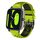 Per Xiaomi Haylou RS4 LS12 22mm cinturino in silicone traspirante bicolore (lime + nero) Per Xiaomi Haylou RS4 LS12 22mm cinturino in silicone traspirante bicolore (lime + nero)