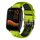 Per Xiaomi Haylou GST LS09B 22mm cinturino in silicone traspirante bicolore (lime + nero) Per Xiaomi Haylou GST LS09B 22mm cinturino in silicone traspirante bicolore (lime + nero)