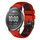 Per Xiaomi Haylou RT LS05S Cinturino in silicone traspirante bicolore da 22 mm (rosso + nero) Per Xiaomi Haylou RT LS05S Cinturino in silicone traspirante bicolore da 22 mm (rosso + nero)
