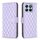 Custodia per cellulare in pelle flip con portafoglio a reticolo di diamanti per Honor X8b (viola) Custodia per cellulare in pelle flip con portafoglio a reticolo di diamanti per Honor X8b (viola)