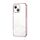 Custodia per telefono con foro fine con placcatura trasparente per Honor Play 30 (rosa)