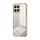 Custodia per telefono con foro fine con placcatura trasparente per Honor X30i (oro) Custodia per telefono con foro fine con placcatura trasparente per Honor X30i (oro)