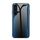 Per Samsung Galaxy S24+ 5G Custodia per telefono in vetro TPU con texture sfumata (blu) Per Samsung Galaxy S24+ 5G Custodia per telefono in vetro TPU con texture sfumata (blu)