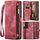 Custodia per telefono in pelle multifunzionale staccabile CaseMe 008 per Samsung Galaxy S24 5G (rossa) Custodia per telefono in pelle multifunzionale staccabile CaseMe 008 per Samsung Galaxy S24 5G (rossa)