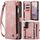 Per Samsung Galaxy S24 5G CaseMe 008 Custodia per telefono in pelle multifunzionale staccabile (rosa) Per Samsung Galaxy S24 5G CaseMe 008 Custodia per telefono in pelle multifunzionale staccabile (rosa)