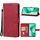 Custodia per telefono in pelle Honor X8b (rossa)