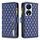 Per Honor X7b Diamond Lattice Zipper Portafoglio in pelle Flip Custodia per cellulare (Blu) Per Honor X7b Diamond Lattice Zipper Portafoglio in pelle Flip Custodia per cellulare (Blu)