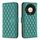 Custodia per telefono in pelle flip con reticolo di diamanti per Honor X9b/Magic6 Lite 5G (verde) Custodia per telefono in pelle flip con reticolo di diamanti per Honor X9b/Magic6 Lite 5G (verde)