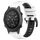 Per cinturino sportivo in silicone bicolore Garmin MARQ Commander da 22 mm (bianco + nero) Per cinturino sportivo in silicone bicolore Garmin MARQ Commander da 22 mm (bianco + nero)