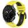 Per cinturino sportivo in silicone bicolore Garmin MARQ Athlete da 22 mm (giallo + nero)