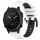 Per cinturino sportivo in silicone bicolore Garmin MARQ Golfer da 22 mm (bianco + nero)