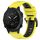 Per cinturino sportivo in silicone bicolore Garmin MARQ Golfer da 22 mm (giallo + nero) Per cinturino sportivo in silicone bicolore Garmin MARQ Golfer da 22 mm (giallo + nero)