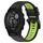 Per cinturino sportivo in silicone bicolore Garmin Descent G1 Solar da 22 mm (nero + verde lime) Per cinturino sportivo in silicone bicolore Garmin Descent G1 Solar da 22 mm (nero + verde lime)