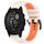 Per cinturino sportivo in silicone bicolore Garmin Descent G1 Solar da 22 mm (Starlight + arancione) Per cinturino sportivo in silicone bicolore Garmin Descent G1 Solar da 22 mm (Starlight + arancione)