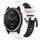 Per cinturino sportivo in silicone bicolore Garmin Quatix 7 da 22 mm (bianco + nero) Per cinturino sportivo in silicone bicolore Garmin Quatix 7 da 22 mm (bianco + nero)