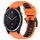 Per cinturino sportivo in silicone bicolore Garmin Quatix 7 da 22 mm (arancione + nero) Per cinturino sportivo in silicone bicolore Garmin Quatix 7 da 22 mm (arancione + nero)
