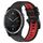 Per cinturino sportivo in silicone bicolore Garmin Quatix 7 da 22 mm (nero + rosso) Per cinturino sportivo in silicone bicolore Garmin Quatix 7 da 22 mm (nero + rosso)