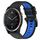 Per cinturino sportivo in silicone bicolore Garmin Quatix 7 da 22 mm (nero + blu) Per cinturino sportivo in silicone bicolore Garmin Quatix 7 da 22 mm (nero + blu)