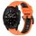 Per cinturino sportivo in silicone bicolore Garmin Descent Mk3i 43mm 20mm (arancione + nero) Per cinturino sportivo in silicone bicolore Garmin Descent Mk3i 43mm 20mm (arancione + nero)