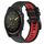Per cinturino sportivo in silicone bicolore Garmin Tactix 7 AMOLED da 26 mm (nero + rosso) Per cinturino sportivo in silicone bicolore Garmin Tactix 7 AMOLED da 26 mm (nero + rosso)