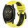 Per cinturino sportivo in silicone bicolore Garmin Tactix 7 AMOLED da 26 mm (giallo + nero) Per cinturino sportivo in silicone bicolore Garmin Tactix 7 AMOLED da 26 mm (giallo + nero)