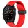 Per cinturino in silicone con foro per fibbia pieghevole Garmin Descent Mk3i 43 mm 20 mm (rosso) Per cinturino in silicone con foro per fibbia pieghevole Garmin Descent Mk3i 43 mm 20 mm (rosso)