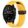 Per cinturino in silicone con foro per fibbia pieghevole Garmin Descent Mk3i 43mm 20mm (giallo) Per cinturino in silicone con foro per fibbia pieghevole Garmin Descent Mk3i 43mm 20mm (giallo)