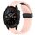 Per cinturino in silicone con foro per fibbia pieghevole Garmin Descent Mk3i 43mm 20mm (rosa) Per cinturino in silicone con foro per fibbia pieghevole Garmin Descent Mk3i 43mm 20mm (rosa)