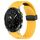 Per cinturino in silicone con foro per fibbia pieghevole Garmin MARQ atleta da 22 mm (giallo)