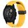 Per cinturino in silicone con foro per fibbia pieghevole Garmin Descent G1 Solar da 22 mm (giallo) Per cinturino in silicone con foro per fibbia pieghevole Garmin Descent G1 Solar da 22 mm (giallo)