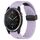 Per cinturino in silicone con foro per fibbia pieghevole Garmin Quatix 7 da 22 mm (viola) Per cinturino in silicone con foro per fibbia pieghevole Garmin Quatix 7 da 22 mm (viola)