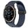 Per cinturino in silicone con foro per fibbia pieghevole Garmin Quatix 7 Pro da 22 mm (blu notte)