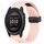 Per cinturino in silicone con foro per fibbia pieghevole Garmin Tactix 7 da 26 mm (rosa) Per cinturino in silicone con foro per fibbia pieghevole Garmin Tactix 7 da 26 mm (rosa)