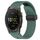 Per cinturino in silicone Garmin Enduro 2 da 26 mm con foro per fibbia pieghevole (verde scuro)