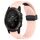 Per cinturino in silicone Garmin Fenix 5X Plus da 26 mm con foro per fibbia pieghevole (rosa)