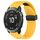 Per cinturino in silicone Garmin Fenix 6X Pro da 26 mm con foro per fibbia pieghevole (giallo) Per cinturino in silicone Garmin Fenix 6X Pro da 26 mm con foro per fibbia pieghevole (giallo)