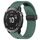 Per cinturino in silicone Garmin Fenix 6X Pro da 26 mm con foro per fibbia pieghevole (verde scuro) Per cinturino in silicone Garmin Fenix 6X Pro da 26 mm con foro per fibbia pieghevole (verde scuro)
