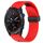 Per cinturino in silicone con foro per fibbia pieghevole Garmin Descent MK 2i da 26 mm (rosso)