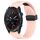 Per cinturino in silicone con foro per fibbia pieghevole Garmin Descent MK 2i da 26 mm (rosa) Per cinturino in silicone con foro per fibbia pieghevole Garmin Descent MK 2i da 26 mm (rosa)