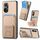 Per Honor 50 Custodia per telefono con supporto pieghevole per carta in fibra di carbonio (cachi) Per Honor 50 Custodia per telefono con supporto pieghevole per carta in fibra di carbonio (cachi)