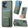 Per Honor 100 5G Custodia per telefono con supporto pieghevole per carta in fibra di carbonio (verde) Per Honor 100 5G Custodia per telefono con supporto pieghevole per carta in fibra di carbonio (verde)