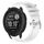 Per cinturino per orologio sportivo in silicone solare tinta unita Garmin Instinct 2 (bianco) Per cinturino per orologio sportivo in silicone solare tinta unita Garmin Instinct 2 (bianco)