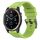Per Garmin Quatix 7 Pro cinturino per orologio a sgancio rapido in silicone con fibbia nera tinta unita (verde lime)