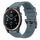 Per Garmin Quatix 7 Pro cinturino per orologio a sgancio rapido in silicone con fibbia nera tinta unita (Rock Blue) Per Garmin Quatix 7 Pro cinturino per orologio a sgancio rapido in silicone con fibbia nera tinta unita (Rock Blue)