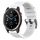 Per Garmin Quatix 7 Pro cinturino per orologio a sgancio rapido in silicone con fibbia nera tinta unita (bianco) Per Garmin Quatix 7 Pro cinturino per orologio a sgancio rapido in silicone con fibbia nera tinta unita (bianco)